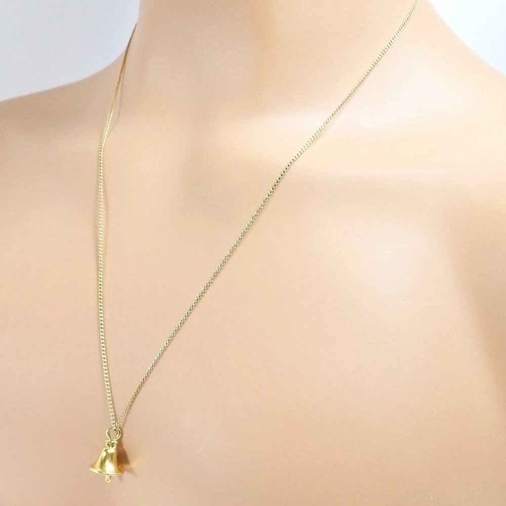 Rare! Tiffany & Co Ralph Lauren 18k Yellow Gold Nautical Bell Pendant Necklace - Picture 11 of 16
